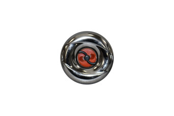  Passion | 3 3/8" Mini Jet, Pulsator, Snap-In, Smooth, Chrome-Orange 151510-31